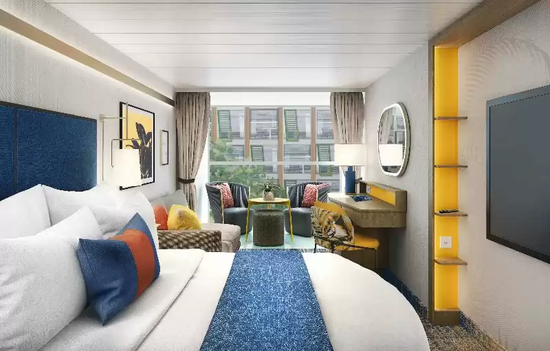 Cabina Infinite con balcón y vista a Central Park
