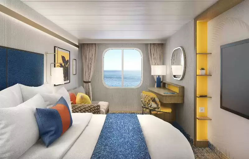 Cabina con vista al mar