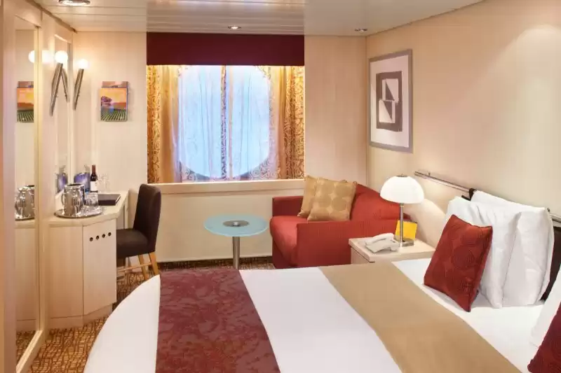 Cabina Deluxe con vista al mar  
